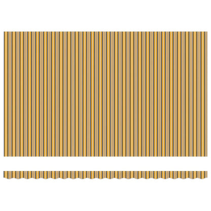 Einziehbare Markise Mehrfarbig 500 × 300 cm Stoff, Metall