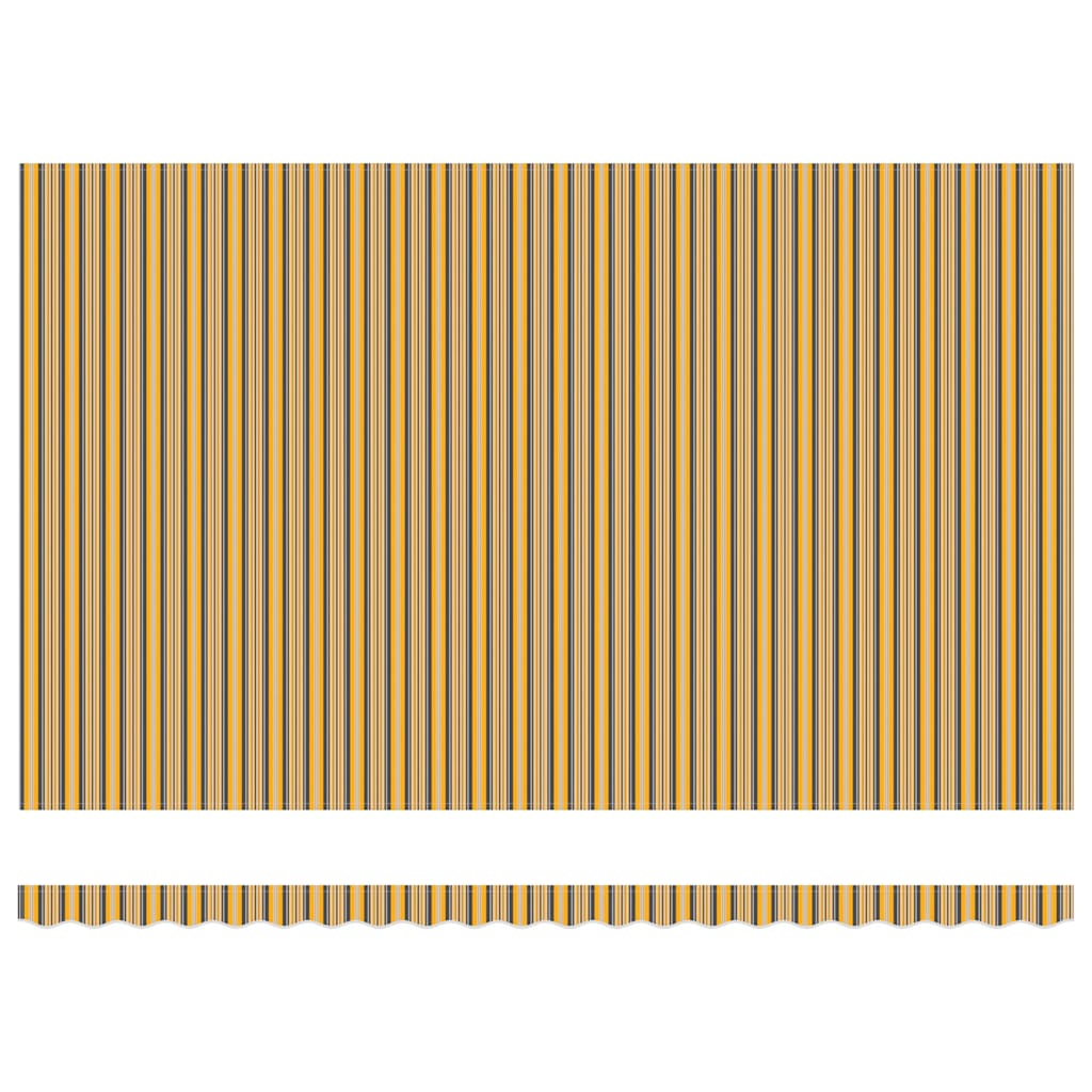 Einziehbare Markise Mehrfarbig 500 × 300 cm Stoff, Metall