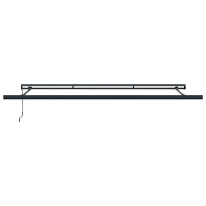 Einziehbare Markise Mehrfarbig 500 × 300 cm Stoff, Metall