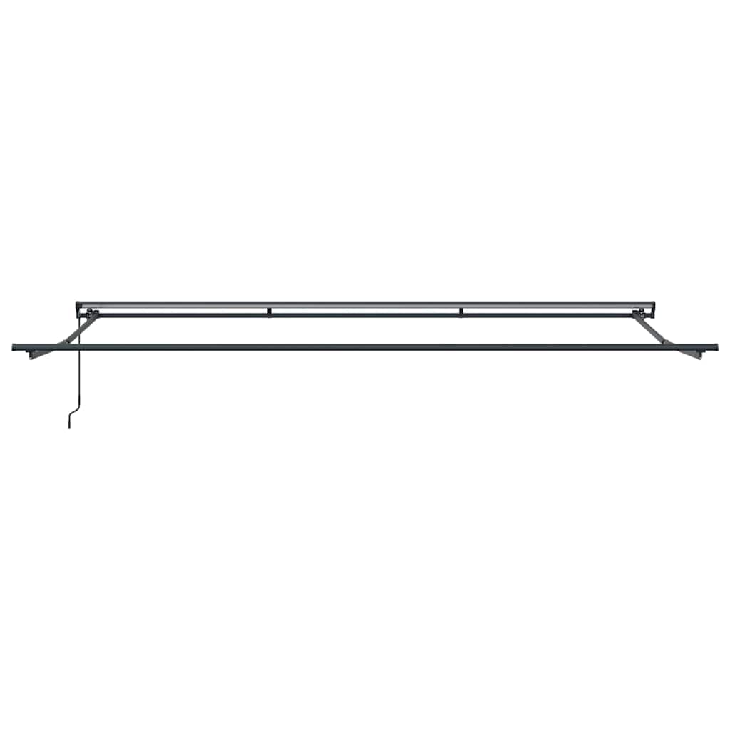 Einziehbare Markise Bunt gestreift 500x300 cm Stoff