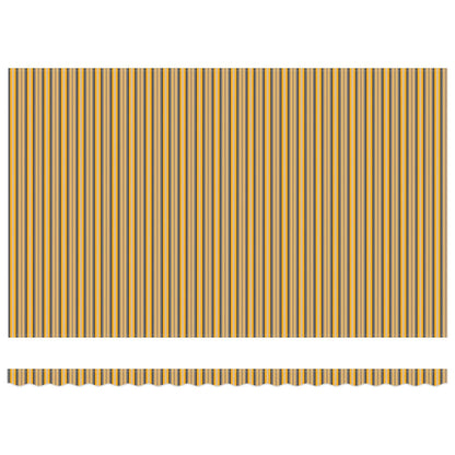 Einziehbare Markise Bunt gestreift 500x300 cm Stoff