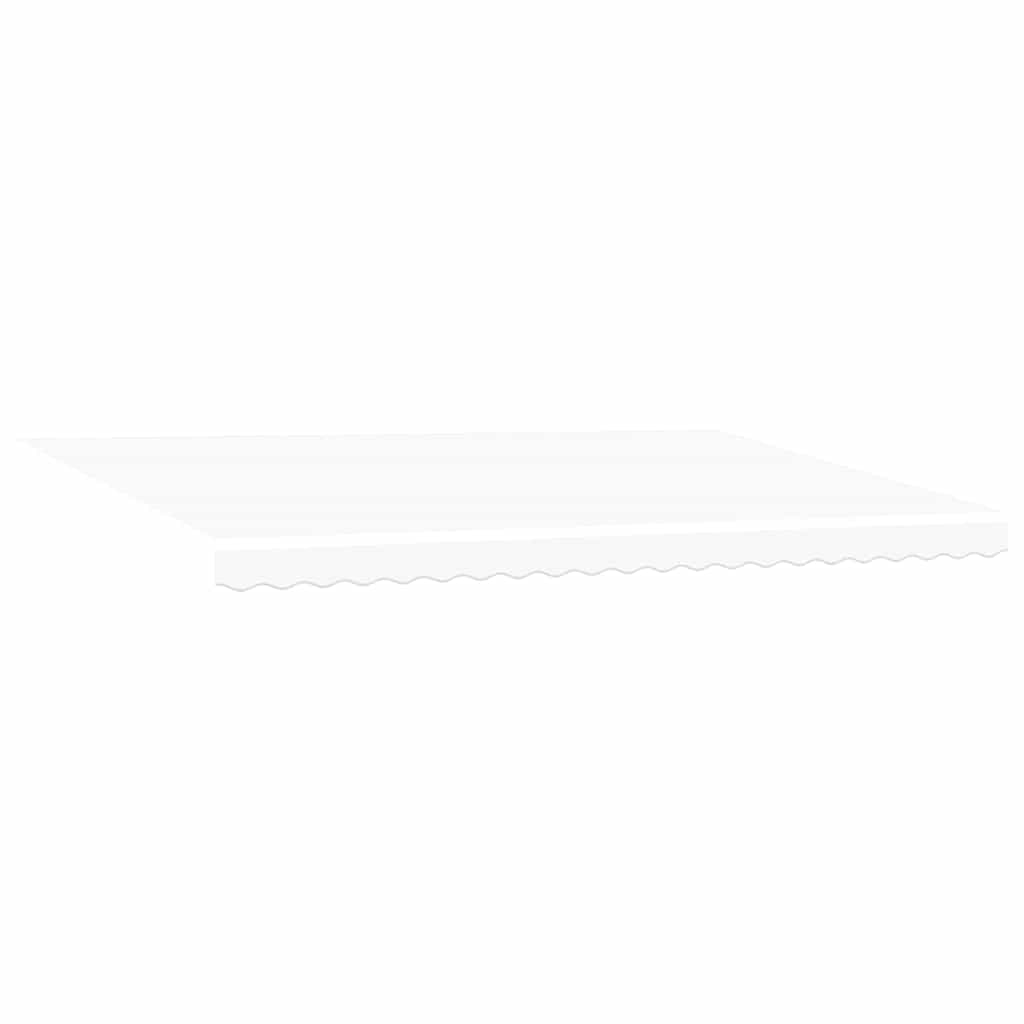 Einziehbare Markise with Manuell 500 × 350 cm Weiß
