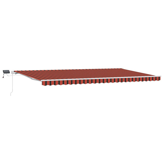 Einziehbare Markise with Manuell 600 × 300 cm Orange und Braun