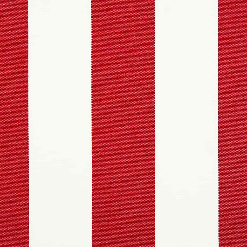Einziehbare Markise Rot und Weiß 600 x 300 cm Stoff