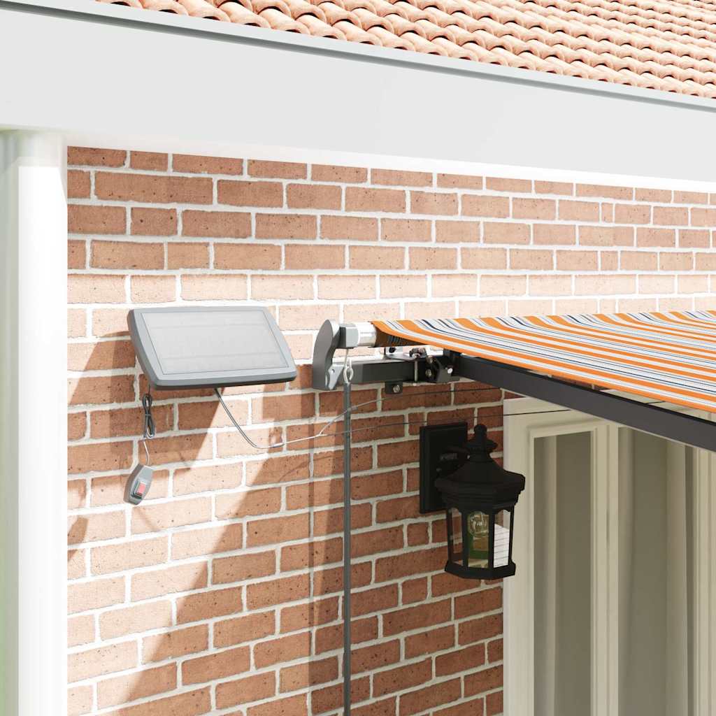 Einziehbare Markise Mehrfarbig 600 × 300 cm Stoff