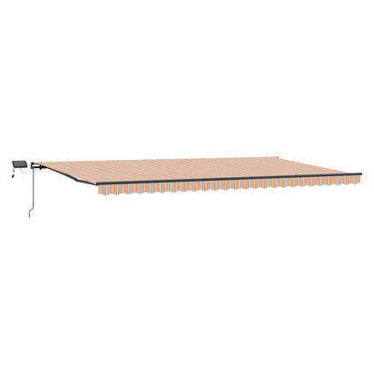 Einziehbare Markise Mehrfarbig 600 × 300 cm Stoff