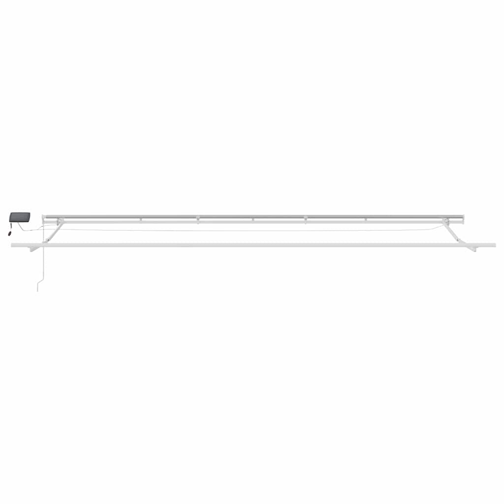 Einziehbare Markise with Manuell 600 × 300 cm Weiß