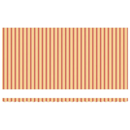 Einziehbare Markise Manuell Gelb und Orange 600 × 350 cm Stoff