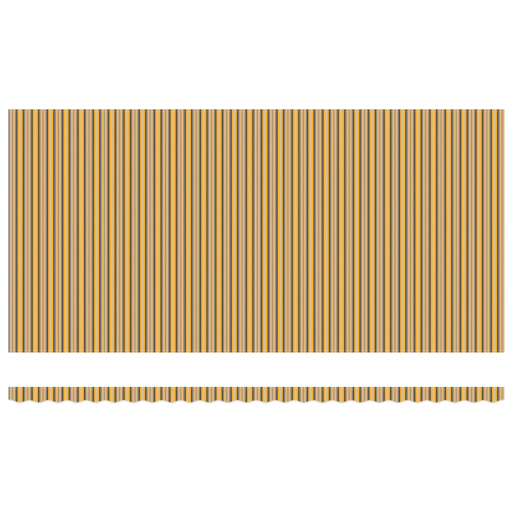 Einziehbare Markise Mehrfarbig 600 × 350 cm Polyester, Metall