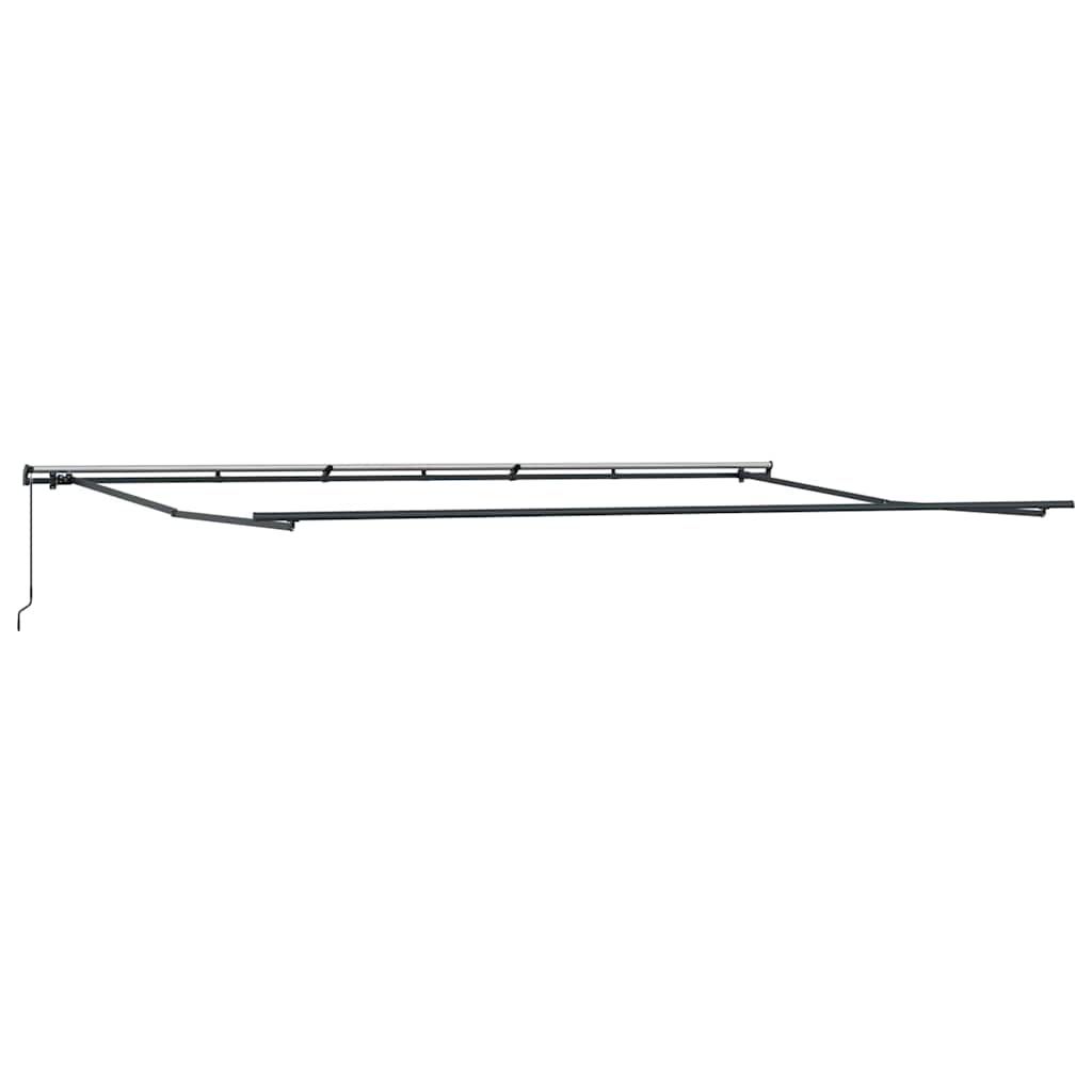 Einziehbare Markise Manuell Mehrfarbig 600 × 350 cm Stoff