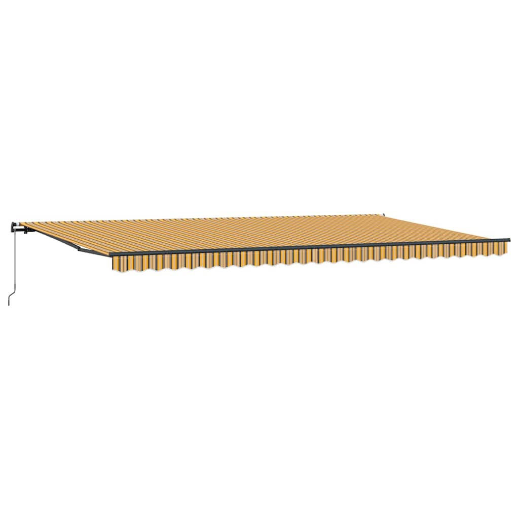 Einziehbare Markise Manuell Mehrfarbig 600 × 350 cm Stoff