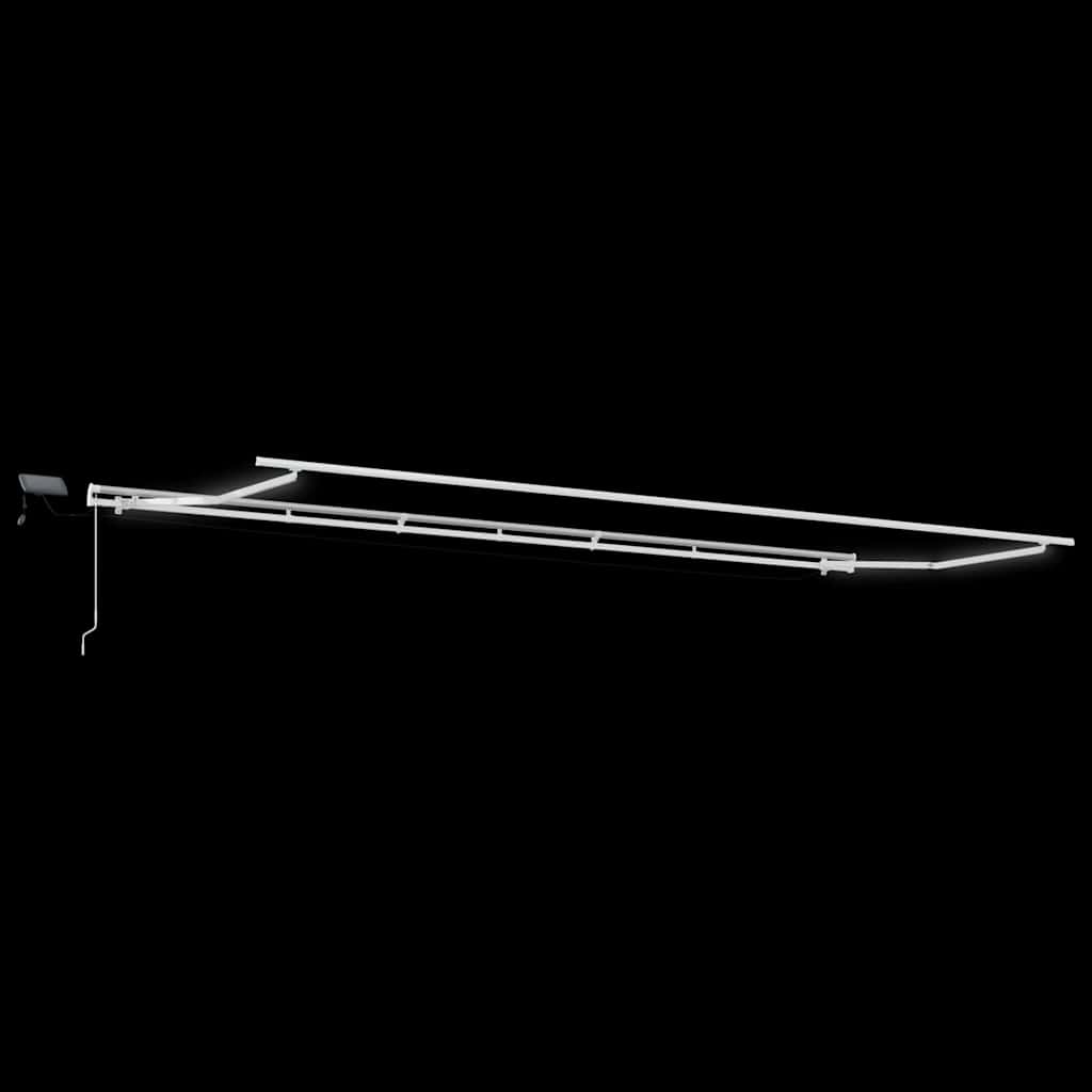 Einziehbare Markise with Manuell 600 × 350 cm Weiß