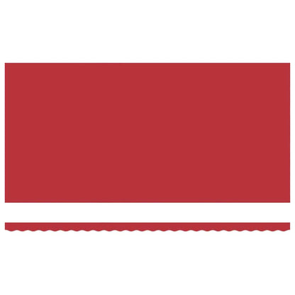 Einziehbare Markise Manuell Rot 600 × 350 cm Stoff