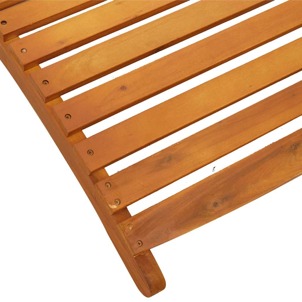 Sonnenliege 3 pcs Braun 40 x 40 x 40cm Massivholz Akazie