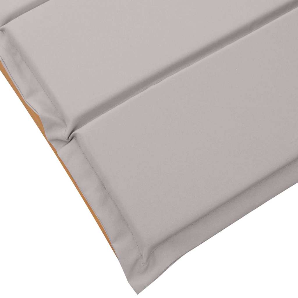 Sonnenliege 2 pcs Taupe 184 x 55 x 64cm Massivholz Akazie