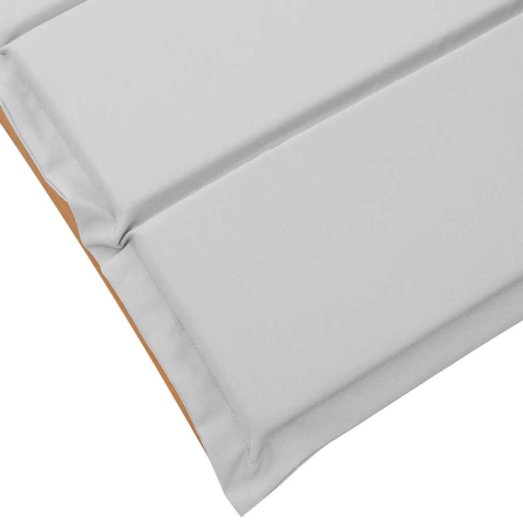 Sonnenliege 2 pcs Hellgrau 184 x 55 x 64cm Massivholz Akazie