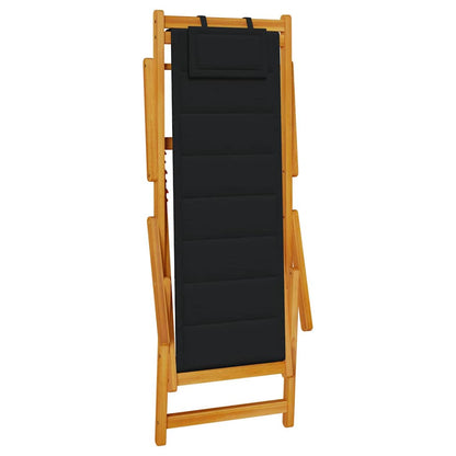 Liegestuhl 2 pcs Braun 61.5 x 123 x 82cm Massivholz Akazie