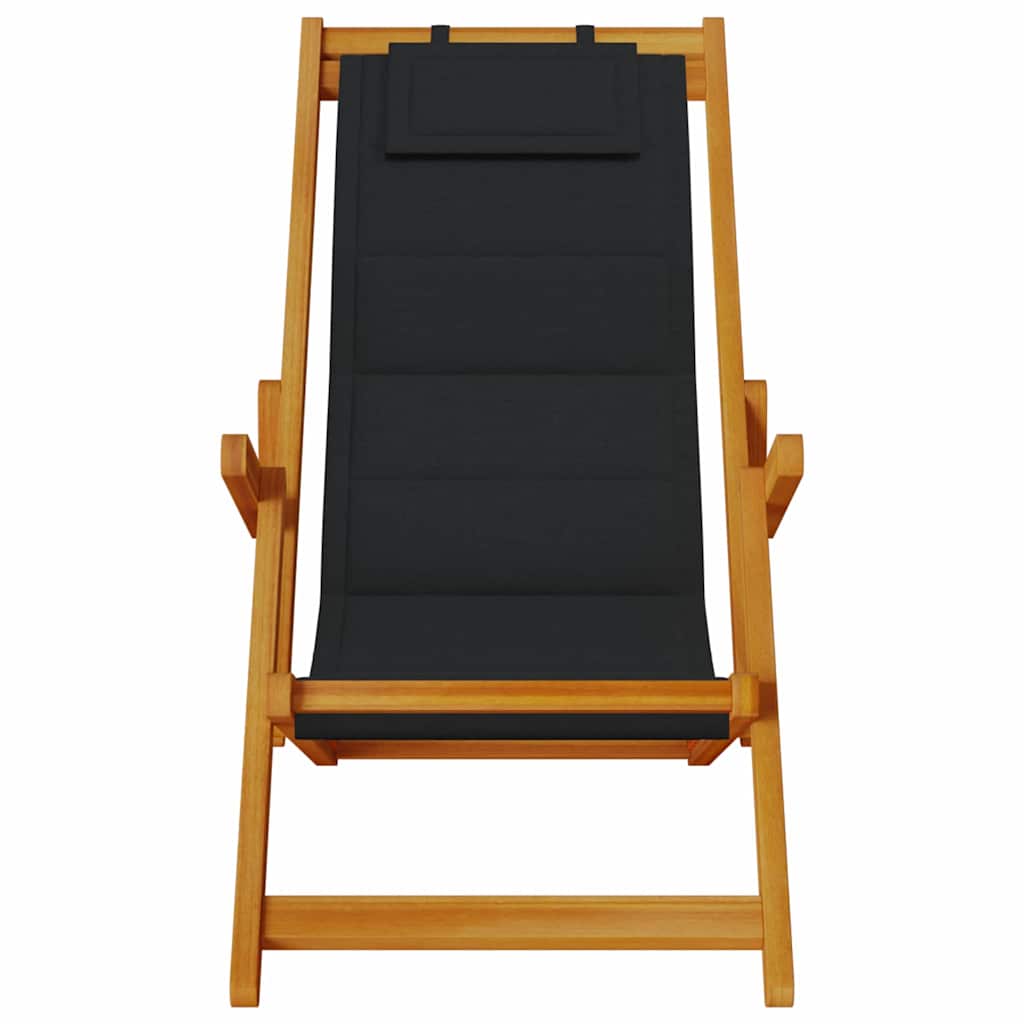 Liegestuhl 2 pcs Braun 61.5 x 123 x 82cm Massivholz Akazie