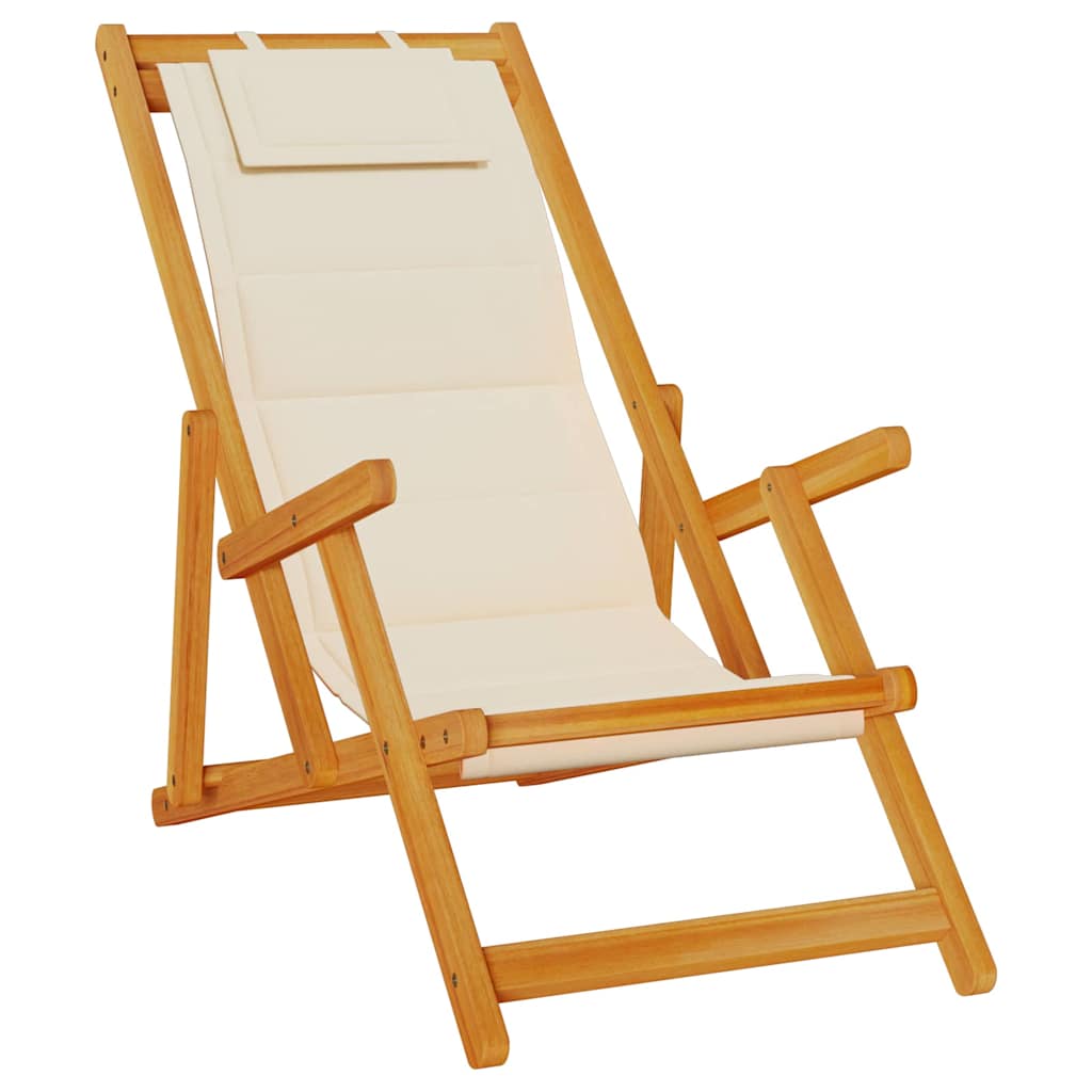 Liegestuhl 2 pcs Braun 61.5 x 123 x 82cm Massivholz Akazie