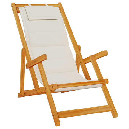 Liegestuhl 2 pcs Braun 61.5 x 123 x 82cm Massivholz Akazie