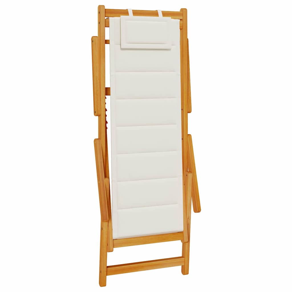 Liegestuhl 2 pcs Braun 61.5 x 123 x 82cm Massivholz Akazie