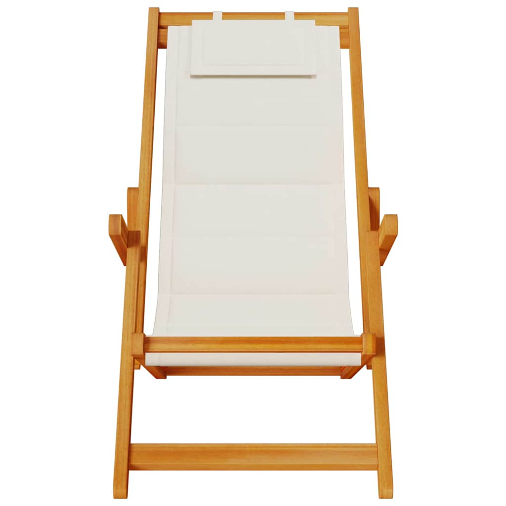 Liegestuhl 2 pcs Braun 61.5 x 123 x 82cm Massivholz Akazie