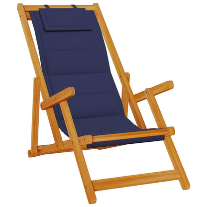 Liegestuhl 2 pcs Braun 61.5 x 123 x 82cm Massivholz Akazie