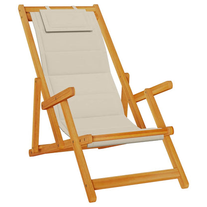 Liegestuhl 2 pcs Braun 61.5 x 123 x 82cm Massivholz Akazie