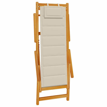 Liegestuhl 2 pcs Braun 61.5 x 123 x 82cm Massivholz Akazie