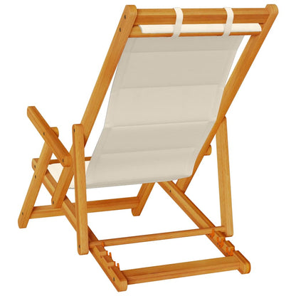Liegestuhl 2 pcs Braun 61.5 x 123 x 82cm Massivholz Akazie