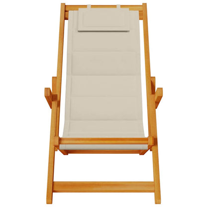 Liegestuhl 2 pcs Braun 61.5 x 123 x 82cm Massivholz Akazie