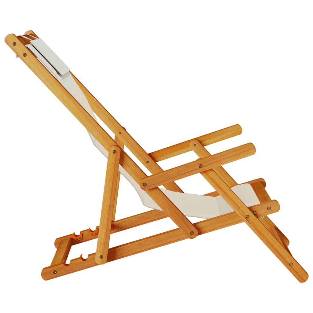 Liegestuhl 2 pcs Braun 61.5 x 123 x 82cm Massivholz Akazie
