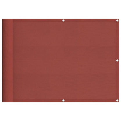 Balkon-Sichtschutz Terrakotta 75x800 cm 100 % Polyester-Oxford