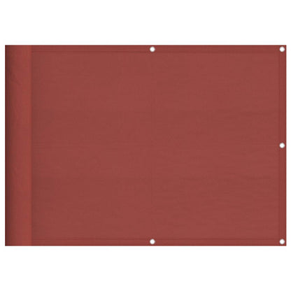 Balkon-Sichtschutz Terrakotta 75x1000 cm 100 % Polyester-Oxford
