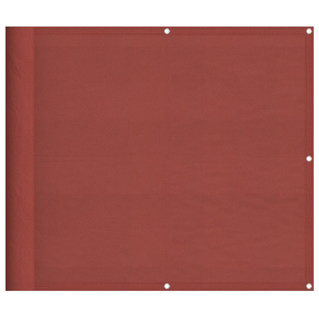Balkon-Sichtschutz Terrakotta 90x700 cm 100 % Polyester-Oxford