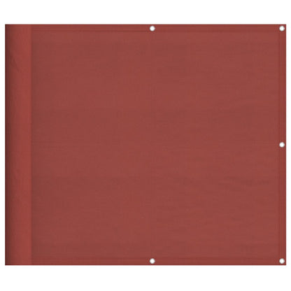 Balkon-Sichtschutz Terrakotta 90x700 cm 100 % Polyester-Oxford