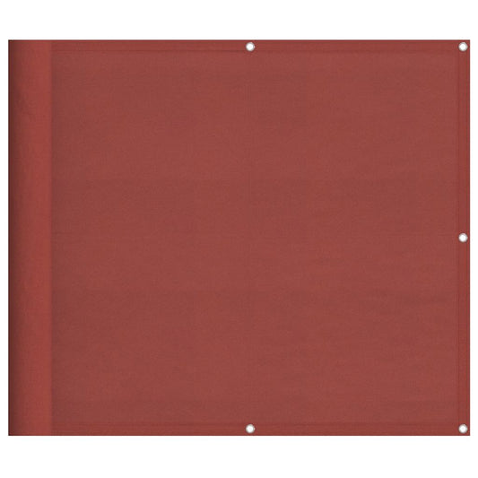 Balkon-Sichtschutz Terrakotta 90x800 cm 100 % Polyester-Oxford