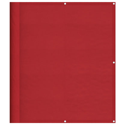Balkon-Sichtschutz Rot 120x700 cm 100% Polyester-Oxford