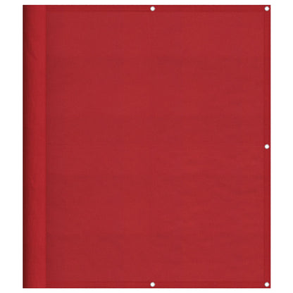 Balkon-Sichtschutz Rot 120x800 cm 100% Polyester-Oxford