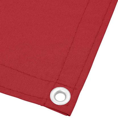 Balkon-Sichtschutz Rot 120x800 cm 100% Polyester-Oxford