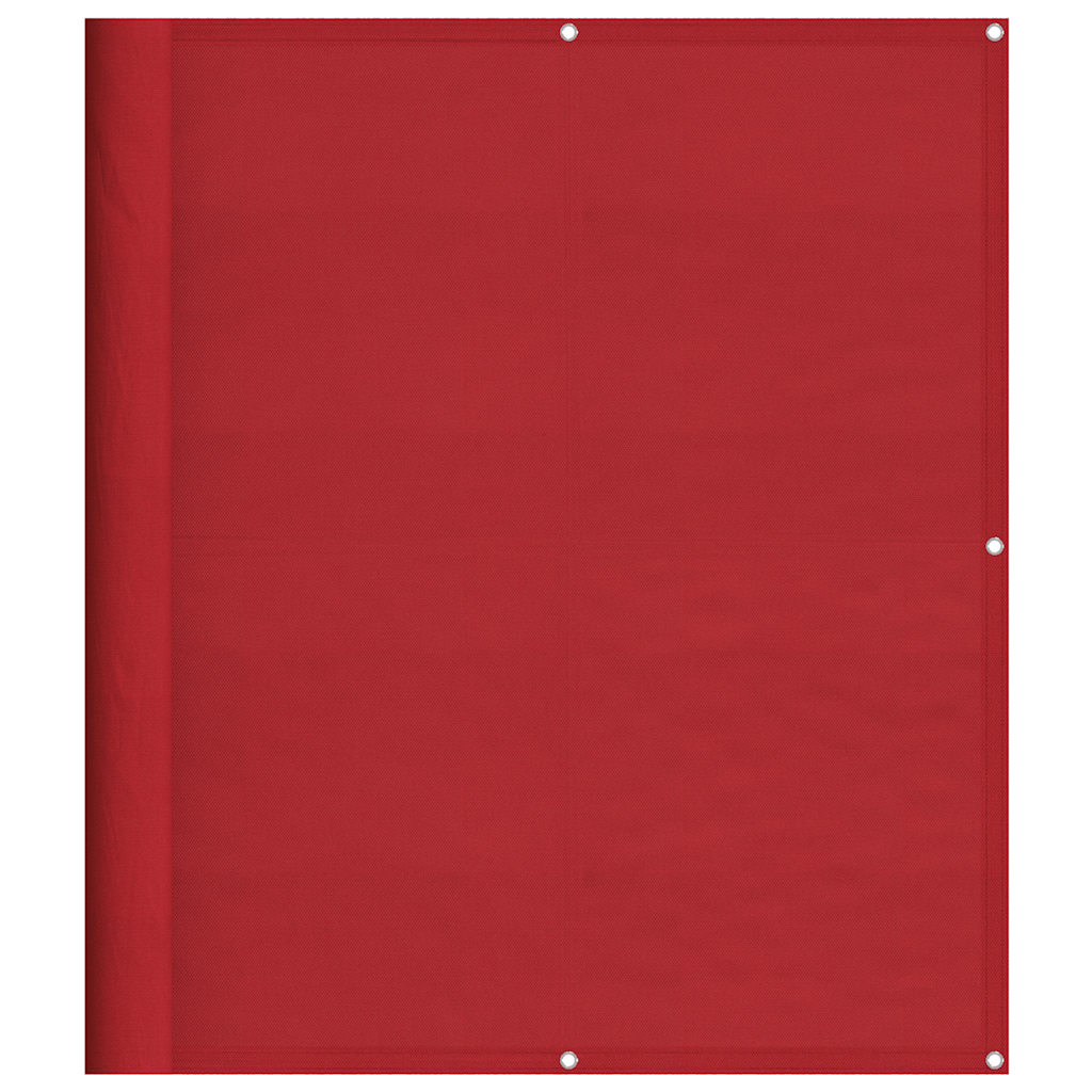 Balkon-Sichtschutz Rot 120x1000cm 100% Polyester-Oxford