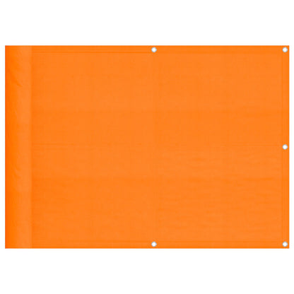 Balkon-Sichtschutz Orange 75x800 cm 100 % Polyester-Oxford
