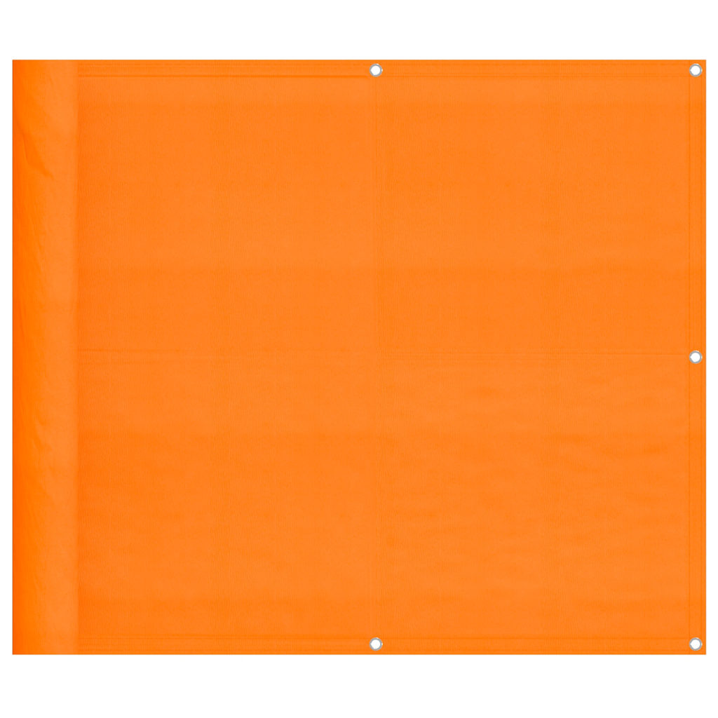 Balkon-Sichtschutz Orange 90x1000 cm 100% Polyester-Oxford