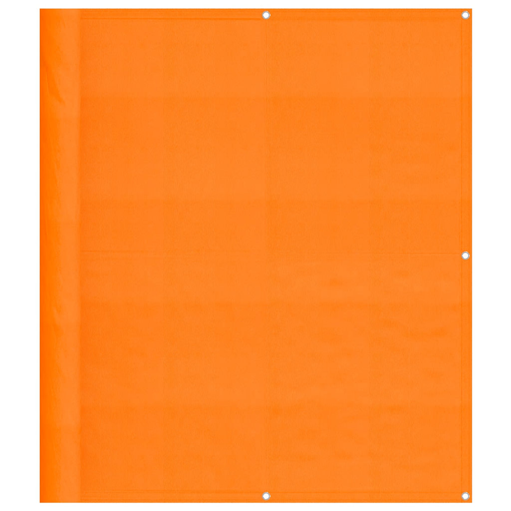 Balkon-Sichtschutz Orange 120x800 cm 100% Polyester-Oxford