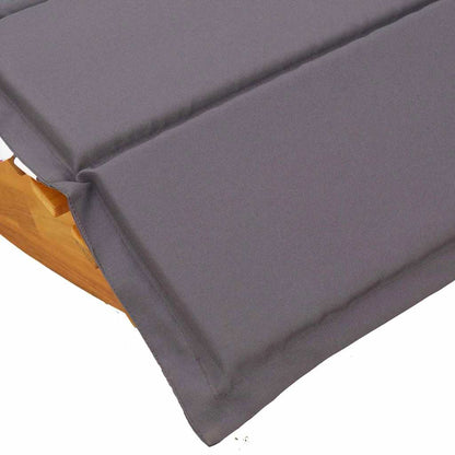 Sonnenliege 2 pcs Braun 60 x 154 x 74cm Massivholz Akazie