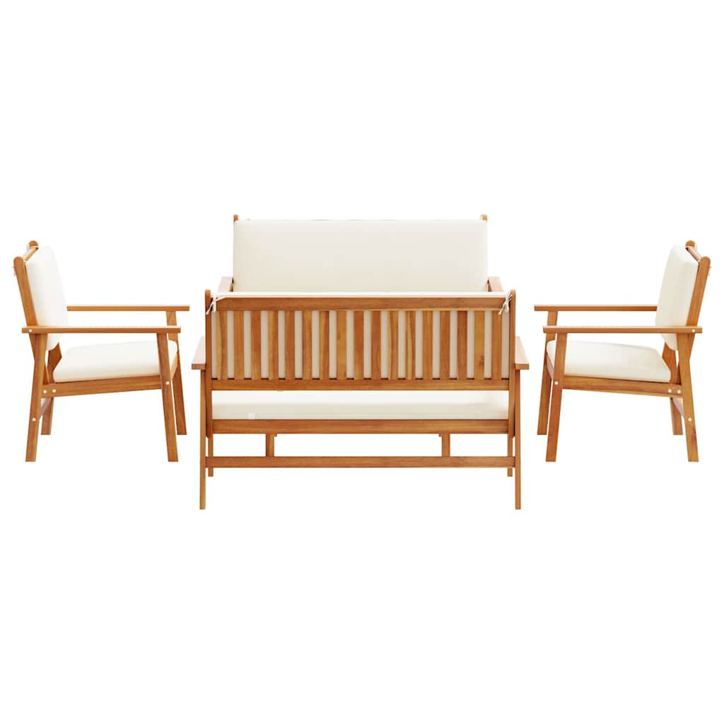 Garten-Sofa-Set 5 pcs Braun 75 x 45 x 38cm Massivholz Akazie