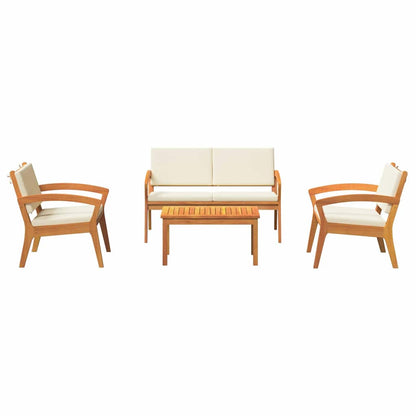 Bistrogarnitur 4 pcs Braun 75 x 45 x 38cm Massivholz Akazie