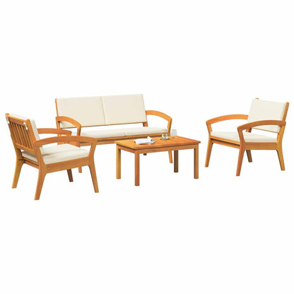 Bistrogarnitur 4 pcs Braun 75 x 45 x 38cm Massivholz Akazie