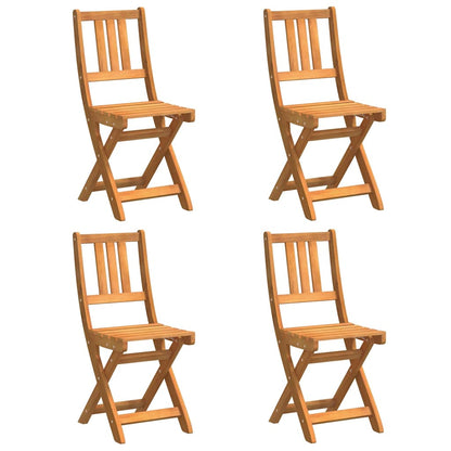 Gartenstuhl 4 pcs Braun 36 x 46 x 86cm Massivholz Akazie