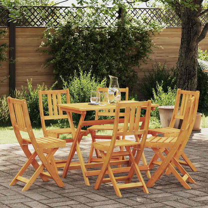 Gartenstuhl 6 pcs Braun 36 x 46 x 86cm Massivholz Akazie